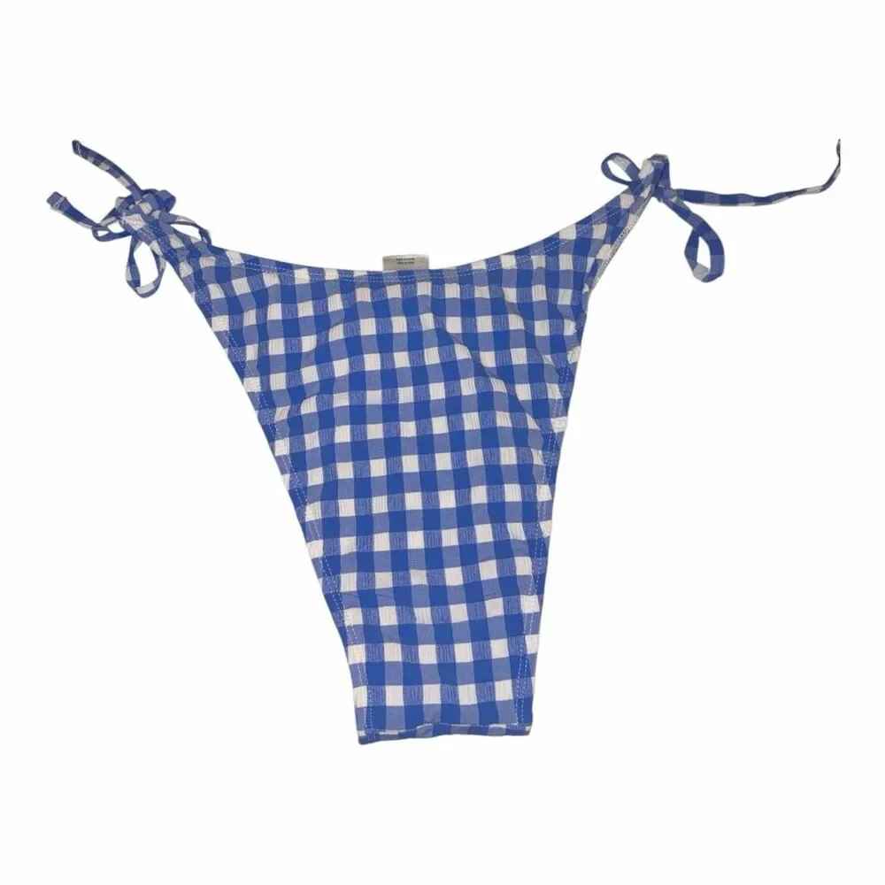 ✨Wild Fable Womens Side-tie Ultra High Leg Super Cheeky Bikini Sz Large Bottoms